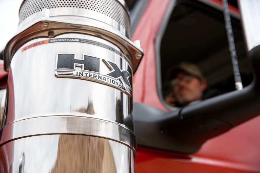 A close up of a silver cylinder