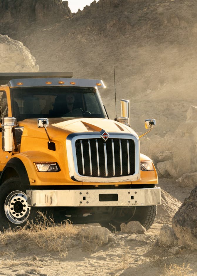 Yellow HX series truck