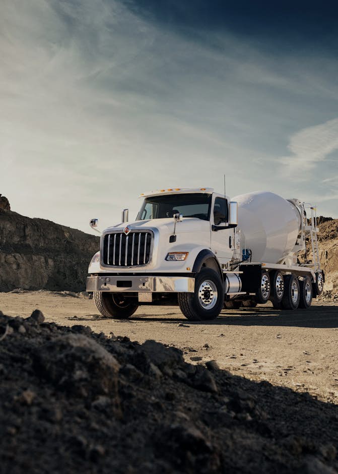 International HX Series cement truck