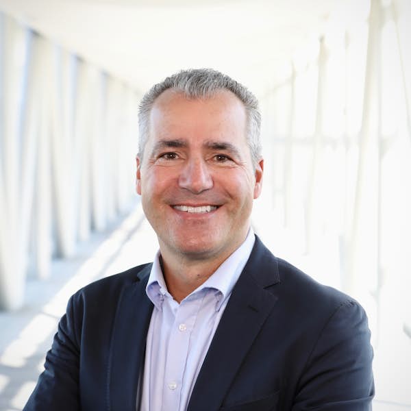 A person wearing a suit