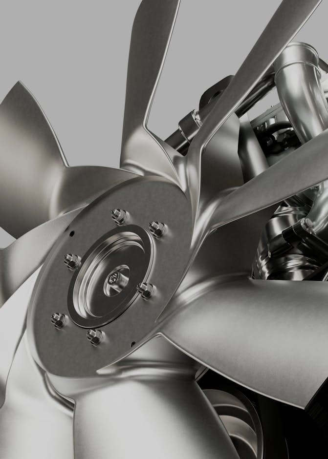 International S13 Powertrain Close Up of Fan Blades